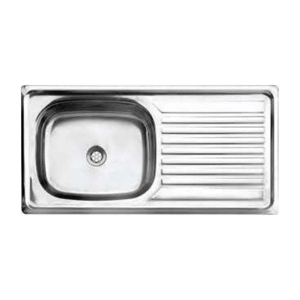 Lay On Sink Single Bowl S/Steel