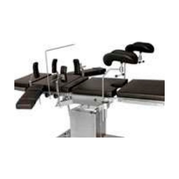 Hydraulic operating table, side end control